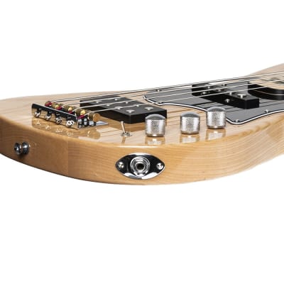 Stagg Electric Bass Guitar Silveray Series "J" Model - Ash - SVY J-FUNK NAT image 6
