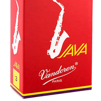 Vandoren Java Red Alto Saxophone Reeds Strength 3 (Box of 10) image 2