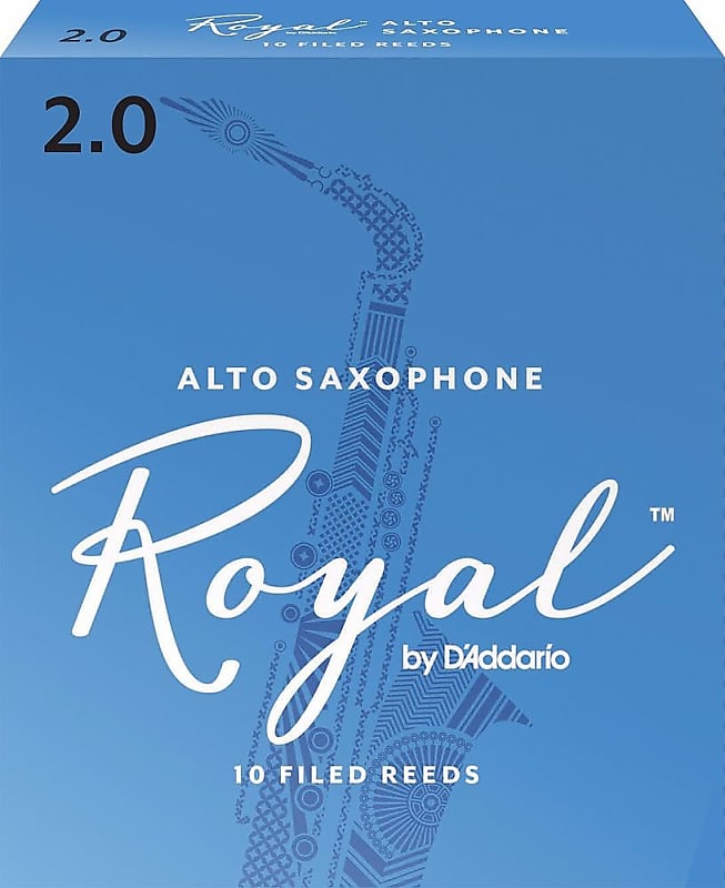 Royal by D'Addario Rico Alto Saxophone Reeds #2 (10-Pack) NEW rjb1020 image 1