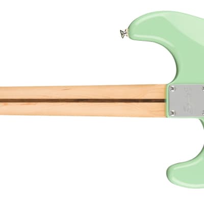 Squier FSR Affinity Series™ Stratocaster®, Laurel Fingerboard, White Pickguard, Surf Green image 3
