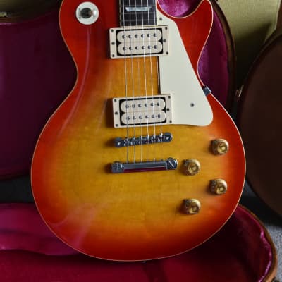 CLEAN 1980 Tokai Love Rock LS-60 Cherry Sunburst w/Lifton Style Hardcase, Made in Japan, MIJ, Lawsuit image 6