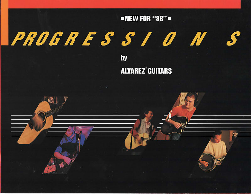 Alvarez Progressions by Alvarez, foldout catalog, 1988 Reverb