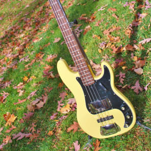 Fender Squier pj Precision Bass 2006 Gibson TV Yellow KUSTOM image 19