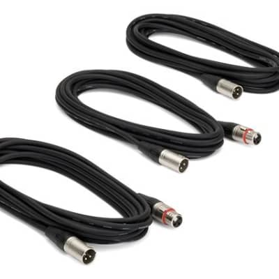 Samson MC18 18 Foot XLR to XLR Microphone Cable 3-Pack image 1