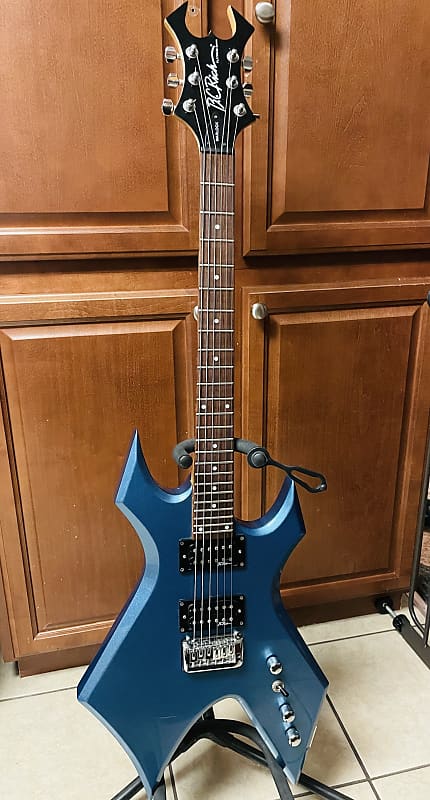 B C Rich Platinum Series Warlock 1990s Rare Ice Blue Reverb