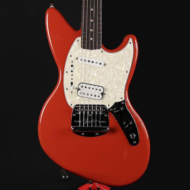 Fender Kurt Cobain Jag-Stang Electric Guitar Rosewood Fingerboard Fiesta  Red (MX21522626)