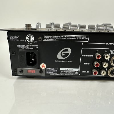 Gemini PDM-02 4 Channel 19" DJ Mixer w/ 10 Band Equalizer image 9