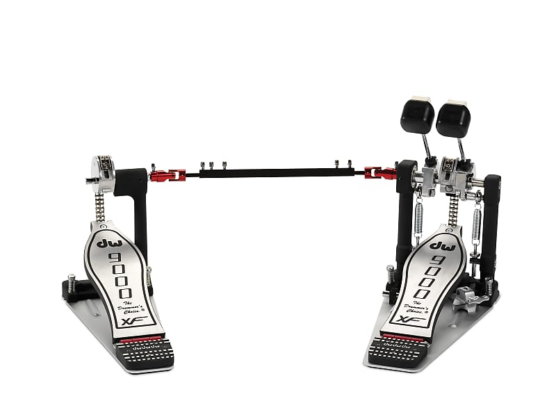 DW 9000 Series Double Bass Drum Pedal - Extended Footbar image 1