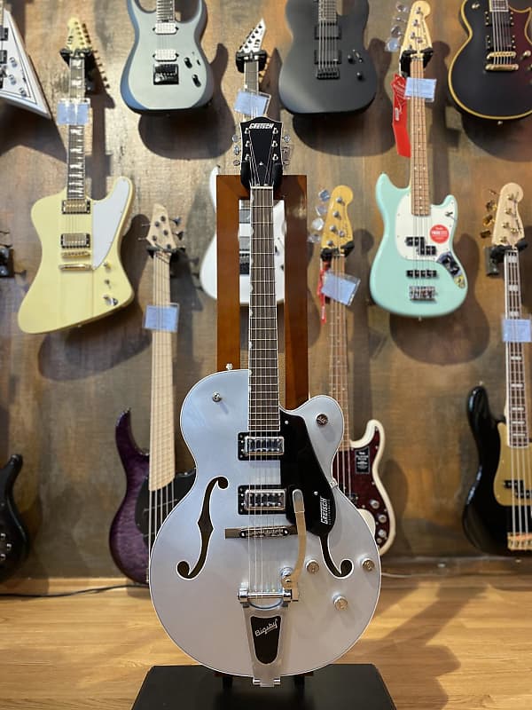 Gretsch G5420T Electromatic Hollow Body Single Cutaway with Bigsby Airline Silver image 1