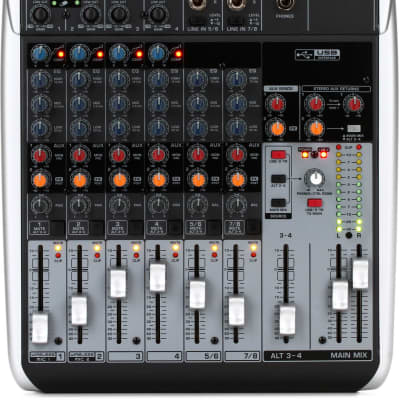 Behringer Xenyx 1204USB Mixer with USB Bundle with Pro Co EXM-5