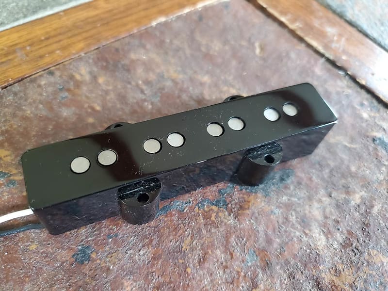 Fender MIM Mustang bass bridge pickup 2021 black Reverb