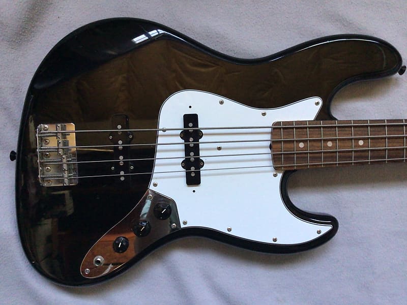 Fernandes Jazz Bass Black Made in Japan | Reverb