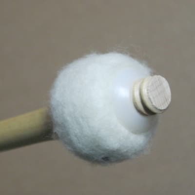 ONE pair "new" old stock (felt heads have fuziness) Regal Tip 602SG (GOODMAN # 2) TIMPANI MALLETS, STACCATO - small hard inner core covered with two layers of felt -- rock hard maple handles (shaft), includes packaging image 12