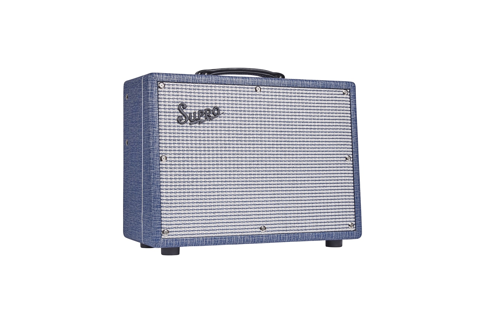Supro 1970RK Keeley Custom 25W Tube Guitar Combo Amplifier Blue