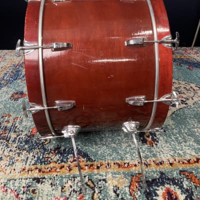 Ludwig Carmine Appice's 1970s, Custom Made 24 x15" 3 Ply Power Bass Drum 1970s - Mahogany Thermogloss image 11
