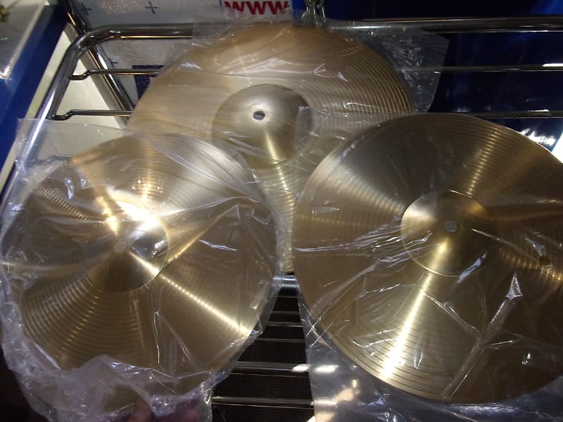 New and mint Ludwig Questlove Lot 3 cymbals 12" HiHats pair Reverb