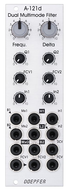 DOEPFER A-121D DUAL MULTIMODE FILTER-SILVER : BRAND NEW :  [DETROIT MODULAR] image 1