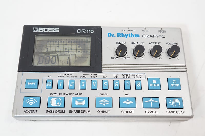 Boss DR-110 Dr. Rhythm Graphic Drum Machine