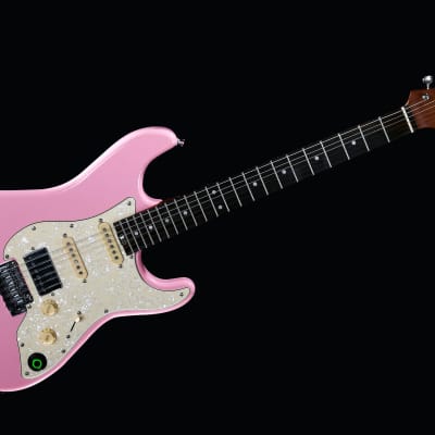 Mooer GTRS S800 Intelligent Electric Guitar  Pink image 1