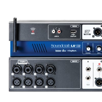Soundcraft Ui12 Ui-12 Professional 12 Channel Digital Mixer | Reverb