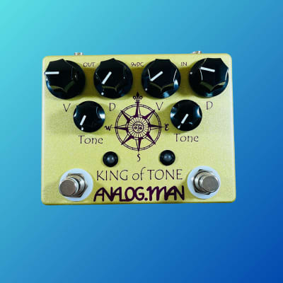 【美品】 Analog man king of tone 白　カスタムカラー Analog man king of tone white Custom Color used good