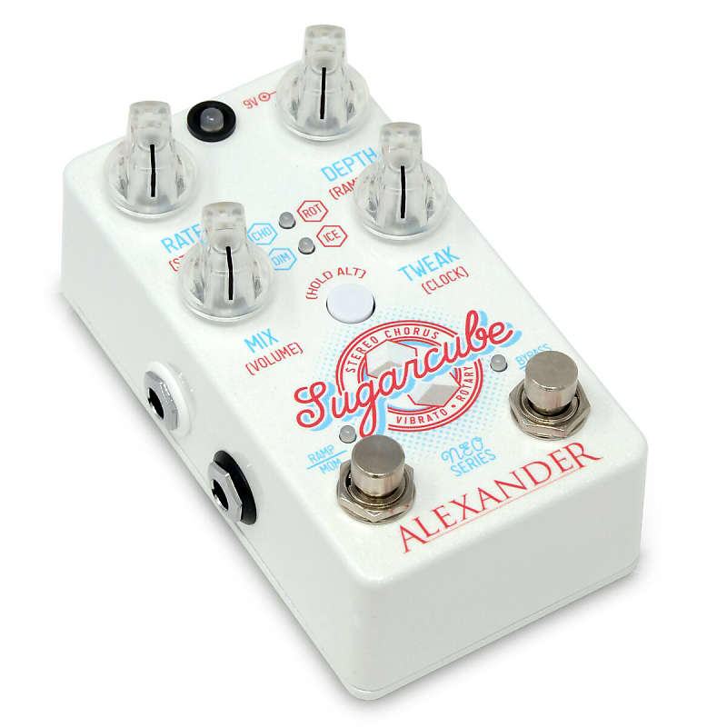 Alexander Pedals Sugarcube Stereo Chorus/Vibrato/Rotary pedal