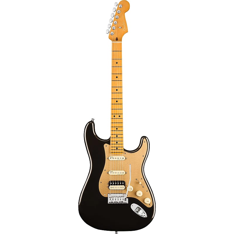 Fender American Ultra Stratocaster HSS, Maple Fingerboard, Texas Tea image 1