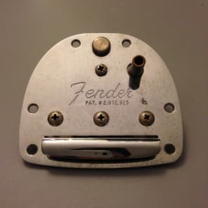 Original Vintage 1960 s Fender Jazzmaster Jaguar Tremolo Plate