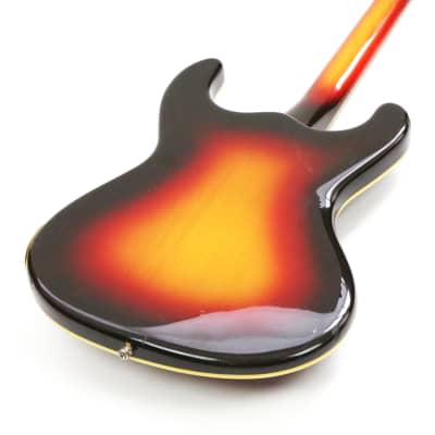 1963 Mosrite The Ventures Model MK I Vintage Electric Solidbody Guitar – RARE 100% Original Early ’63 Side Jack Set Neck Type 1 Vibramute w/ Binding & Orig. Hard Case (0148) image 21