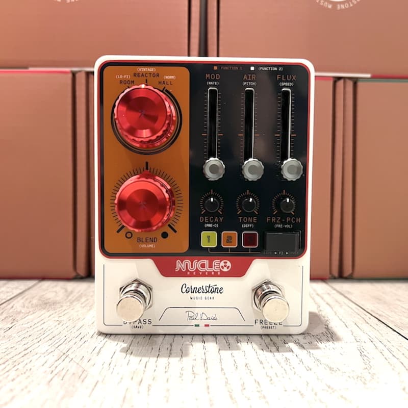 PREORDER 10/2025 Cornerstone & Paul Davids NUCLEO Stereo Atmospheric Reverb / Shimmer Guitar Pedal