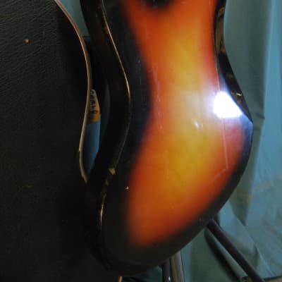 Carlo Robelli Jazz Bass c.1975 Sunburst image 7