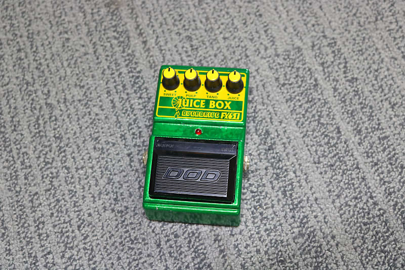 DOD FX51 Juice Box Overdrive Guitar Effects Pedal | Reverb