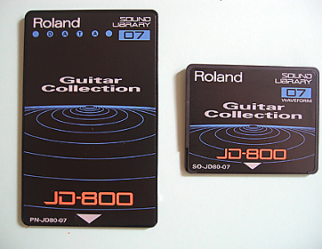 Roland SL-JD80-07 Guitar Collection Sound Library for JD-800