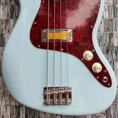 Fender Gold Foil Jazz Bass, Ebony Fingerboard, Sonic Blue image 3