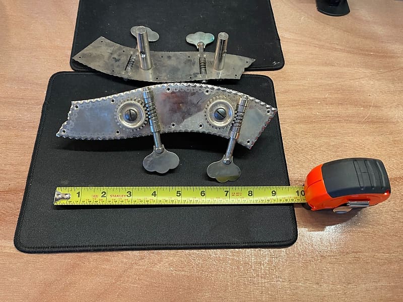 Vintage Kluson Style Upright Bass Tuners machine set 247 Reverb