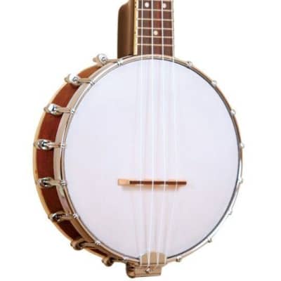 Mint Gold Tone BUS Soprano Size Banjolele Ukulele Banjo w/Hard Case - NEW image 2