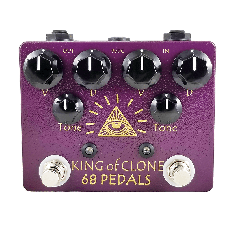 【美品】68Pedals King Of Clone 68 Pedals King of Clone Boost Overdrive Distortion - Pedal