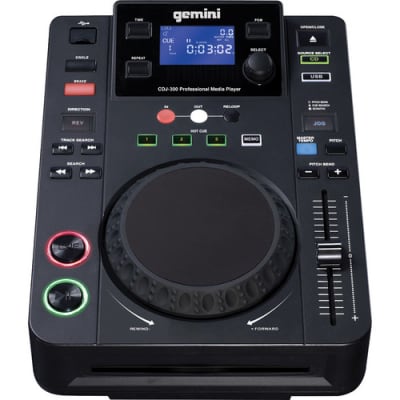 Gemini DJ Set of 2 CDJ-10 Pro CD Players, 1 PMX 40 Mixer, Gemini 