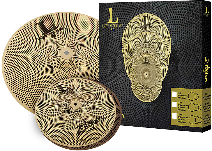 Zildjian LV38 Low Volume Cymbal Set image 1