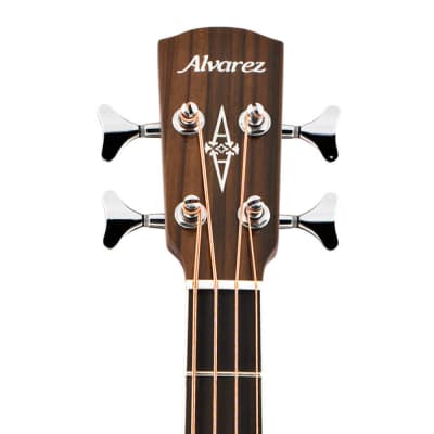 Alvarez AB60CE Solid Top Acoustic/Electric Bass Guitar image 3