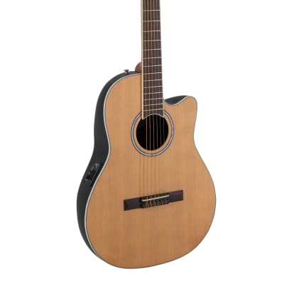 【K K】Ovation Applause AE246 Ovation Applause AB24II Balladeer, Mid-depth Acoustic-Electric
