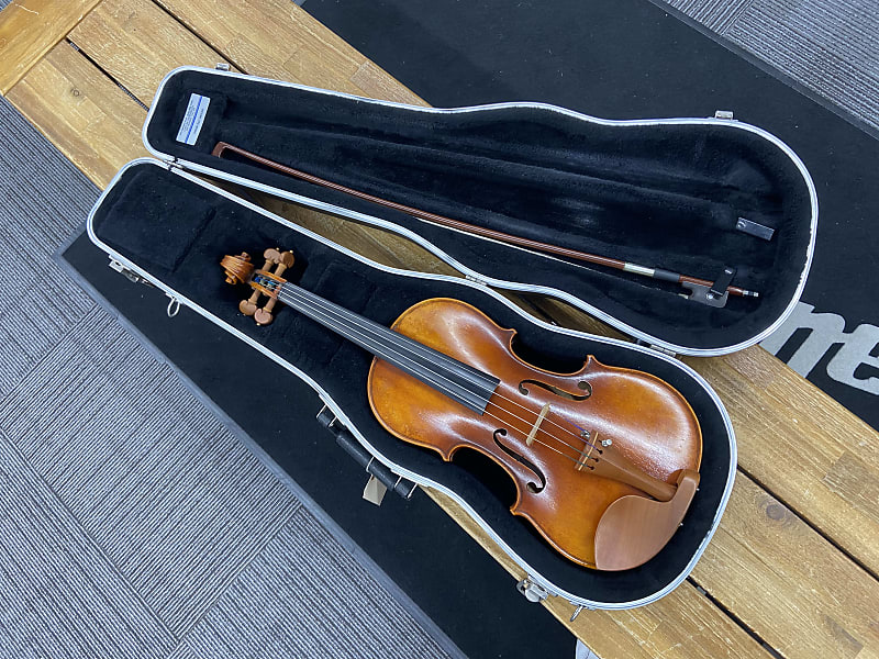 Highly flamed wood 14" Viola with Boxwood Tailpiece, Chin Rest and pegs image 1