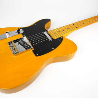 Vintage LV52BS V52 Re-Issued Electric Guitar Left Hand Butterscotch (120050807) image 11