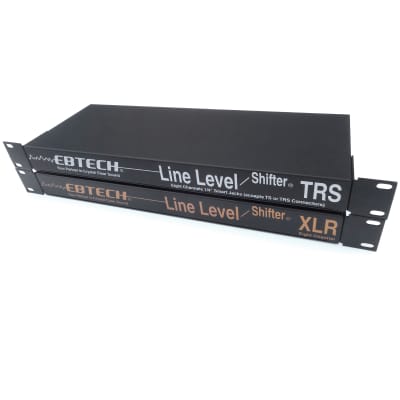 Ebtech LLS-8 TRS 8-Channel Rackmount Line Level Shifter/Hum