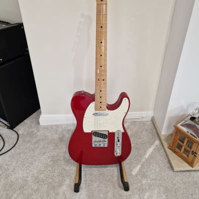 Fender Deluxe Nashville Telecaster with Maple Fretboard 2003 Candy Apple Red for sale