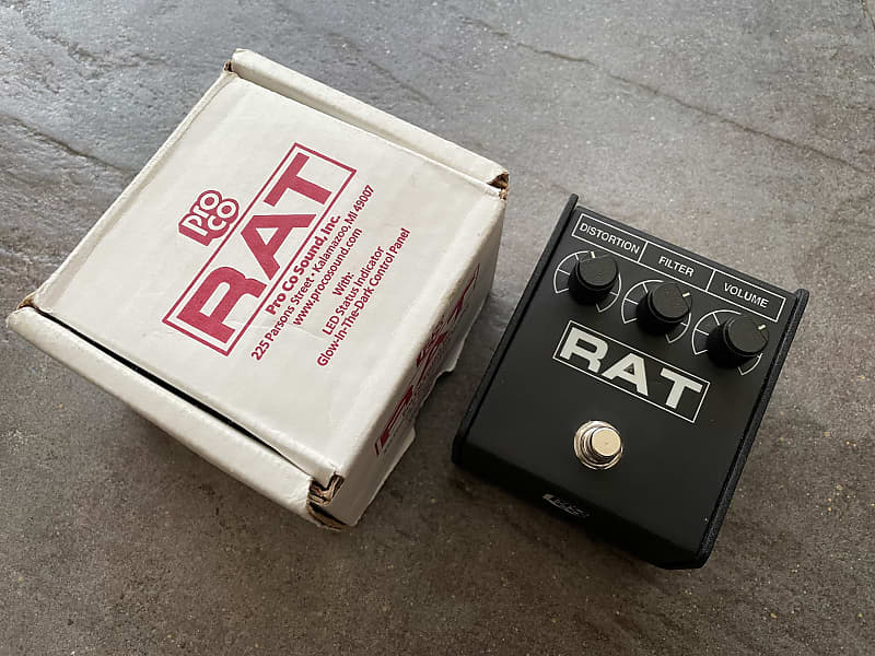 ProCo RAT Made in USA OP07DP Distortion Guitar Effect Pedal RT-265596