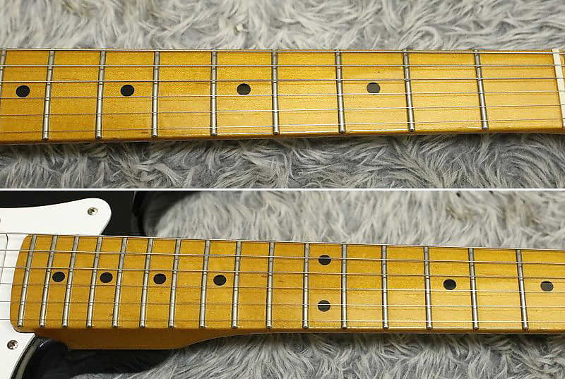 History ZIM-CFS Blk Fujigen Stratocaster Circle Fretting System