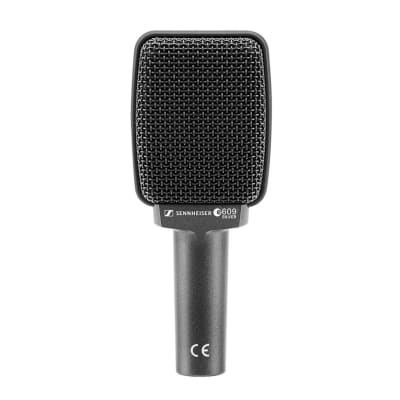 Sennheiser e609 Supercardioid Dynamic Microphone with Clip - Silver image 5