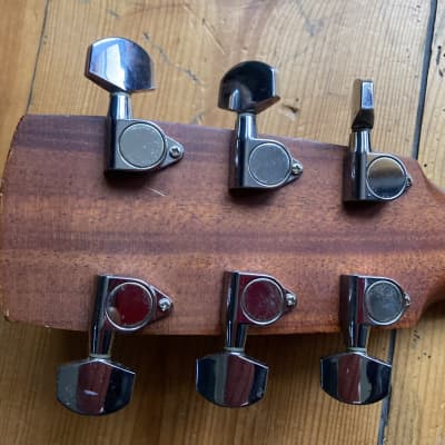 Baden A Style Mahogany Satin Acoustic Guitar + Hard Case - Roadworn image 17