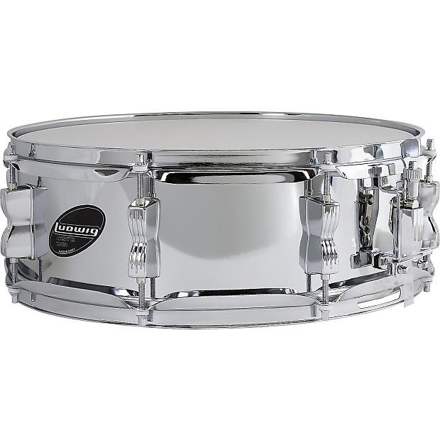 Ludwig LC054S Accent CS 5x14" 8-Lug Steel Snare image 1